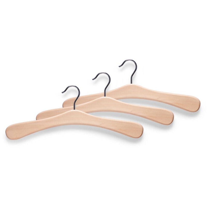 Cintres en bois, lot de 3