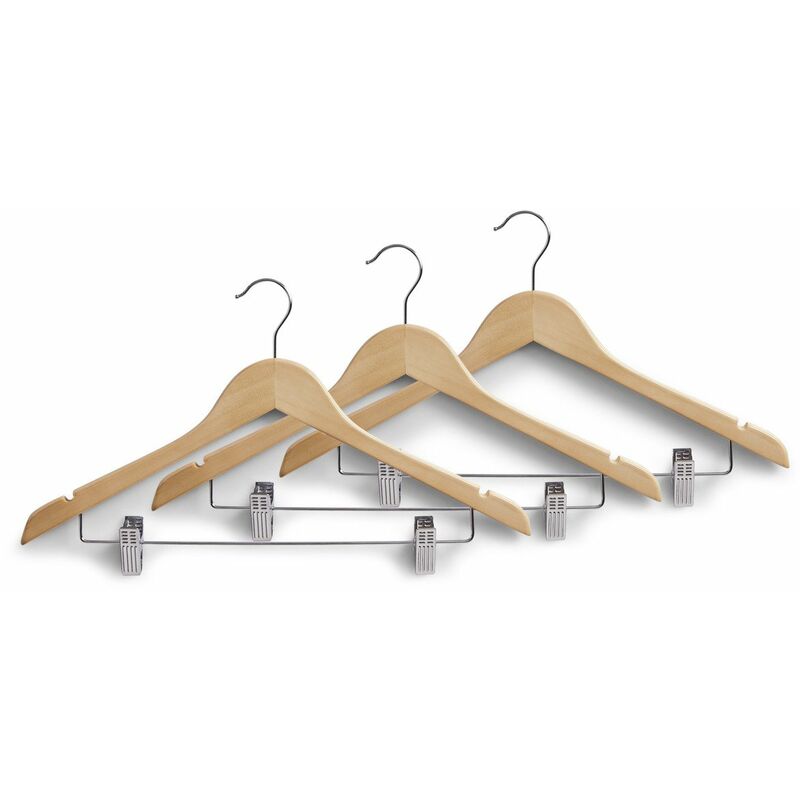 Cintres pour jupes en bois, 3 pièces Zeller