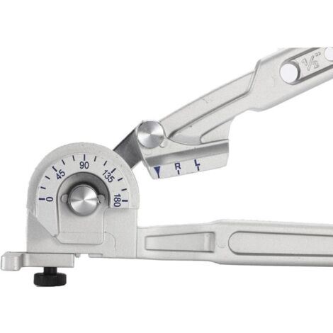 Cintreuse à levier 612 mm Taille 2/3 Compatible avec le cintrage jusqu'à 180° pour la réparation de tuyaux en cuivre/aluminium (3/8'', 1/2'')