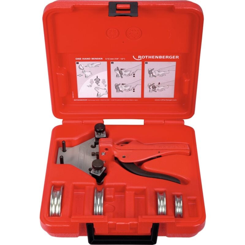 Rothenberger - tube bender Set, 1/4-5/16-3/8-1/2' - 24134