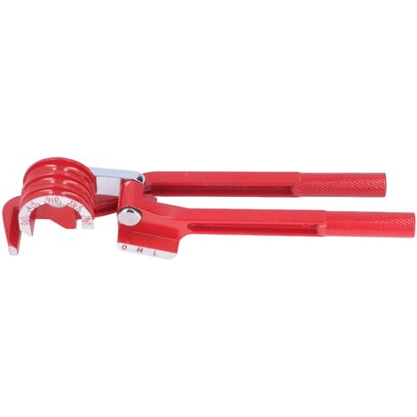 Cintreuse à Tubes 3 en 1 pour Cuivre 1/4" 5/16" 3/8" - Outil de Cintrage Professionnel 0‑180° Rouge
