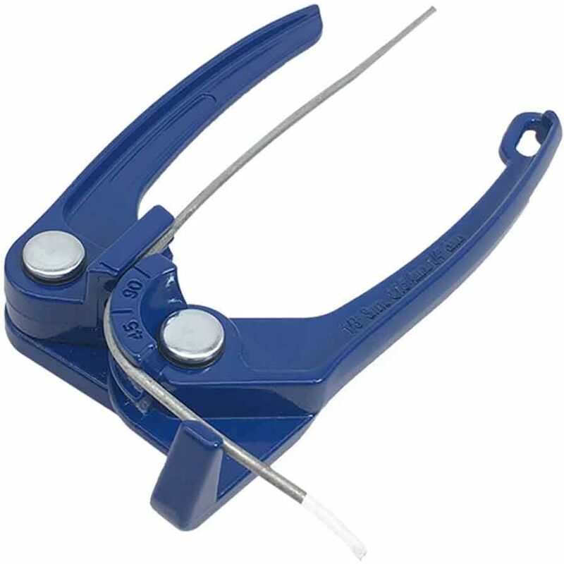 Betterlife - Cintreuse de tuyau 1/8 3/16 1/4' pour réparation de voiture, carburant et frein(1 pièce, bleu)