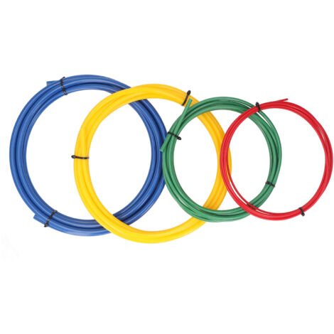Cintreuse de tuyaux en cuivre AC, ensemble de 4 pièces, 1/4 pouces, 3/8 pouces, 1/2 pouces, 5/8 pouces, 13 pieds de Long, en plastique PE, outil de cintrage de tubes intégré