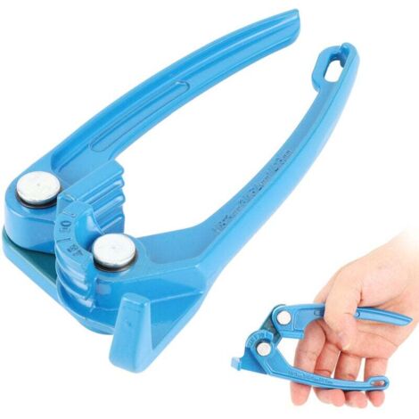 Cintreuse et presse à cintrer Outil de cintrage de conduites de réfrigérant pour climatisation, frein, carburant, 1/8 po, 3/16 po, 1/4 po, bleu Cintreuse et presse à cintrer