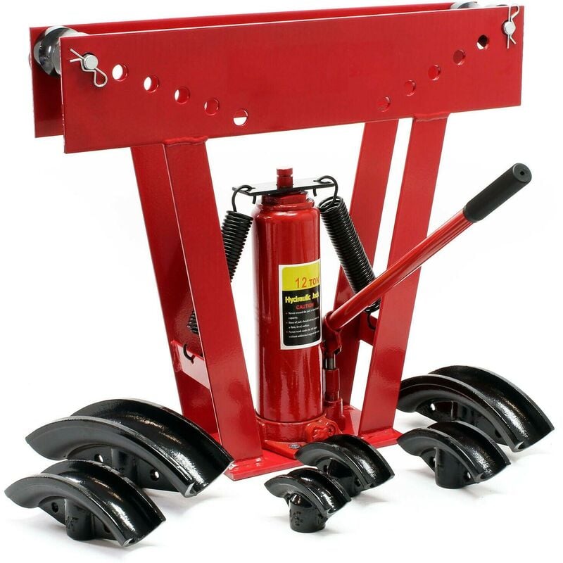 Helloshop26 - Cintreuse hydraulique 12 tonnes presse à cintrer plier machine tube chauffage atelier