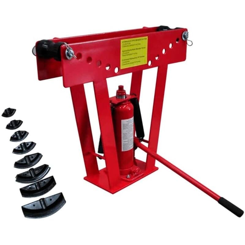 Vidaxl - Cintreuse de tuyaux hydraulique avec 8 matrices 16 tonnes