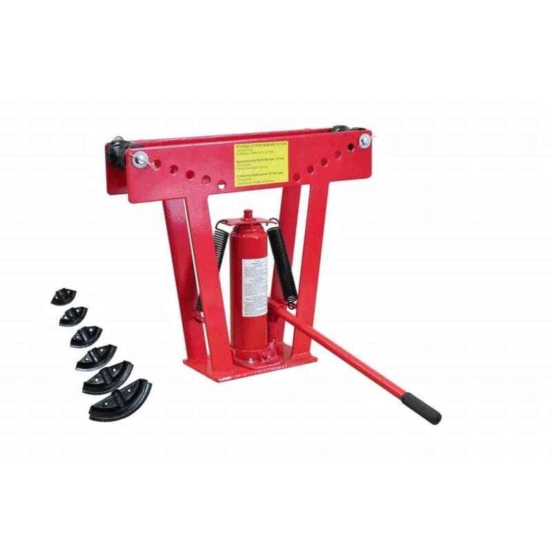 Vidaxl - Cintreuse-Presse à cintrer hydraulique 12 t + 6 matrices