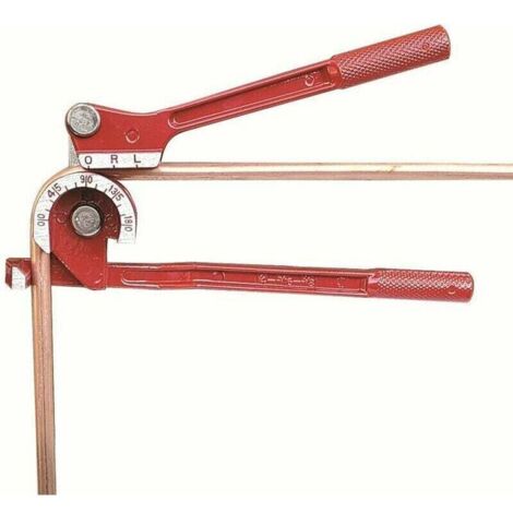 Cintreuse manuelle 3 en 1 - 1/4", 5/16" et 3/8" - 180 degrés - Actionnée par levier - Convient aux tuyaux en laiton, en aluminium et à gaz