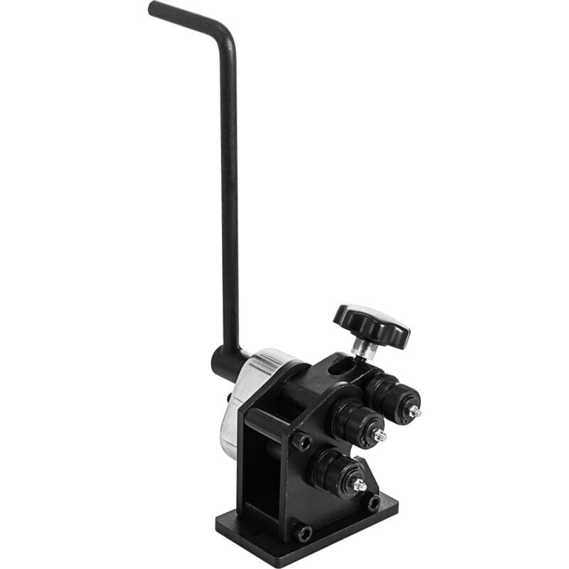 Mophorn - Cintreuse manuelle à anneaux cintreuse à rouleaux pour tôles métalliques de 343 mm, cintreuse à tubes manuelle avec poignée de 3-1/2'',