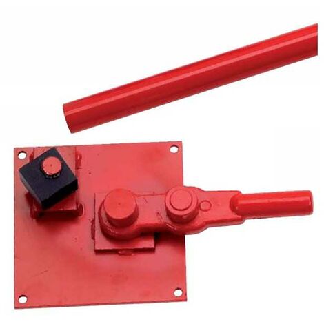 Cintreuse manuelle pour barres jusqu'à 24 mm – Goupilles en acier trempé – Revêtement époxy anti-corrosion – Barre amovible incluse – Adel