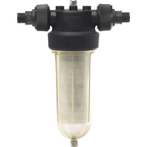 Cintropur – Filtre sous évier 1' NW25 – Cuve transparente – Purge rapide – Pression max 10 bar – Manchon 25 microns inclus