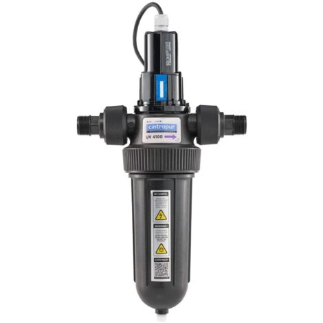 Cintropur – Stérilisateur UV 40W pour eau potable – Débit 2,1 m³/h – Élimine bactéries et virus – Installation facile et entretien simplifié