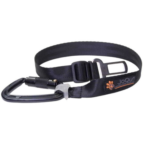 Cintura di sicurezza lunga JoQu Ultra Safe per cani di grossa taglia, nera