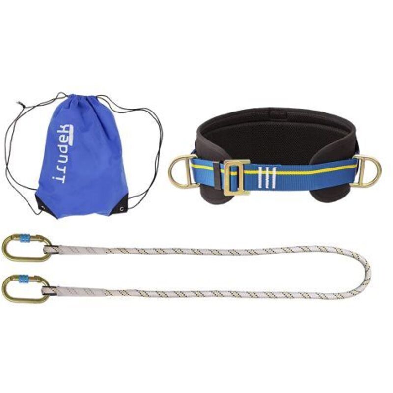 CINTURA POSIZIONAMENTO IN KIT 'PIRENEI LIGHT' con cordino 1,5 mt + 2 moschettoni