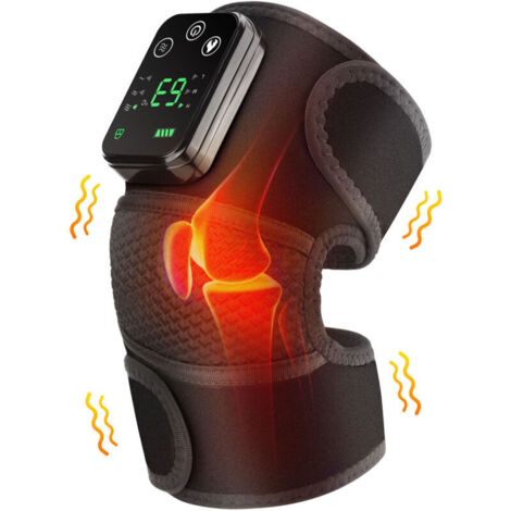 Cintura riscaldante e vibrante multifunzionale – ginocchio, spalla, gomito – 3 livelli di calore, wireless, 4000 mAh