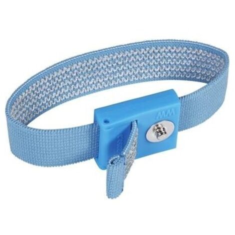 Cinturino da polso ESD Blu scuro Wolfgang Warmbier 2051.750.3 Connettore a pressione 3 mm