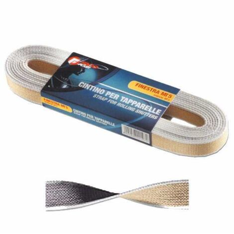 Cinturón de algodón extra gris/beige de 5,5 metros Fc