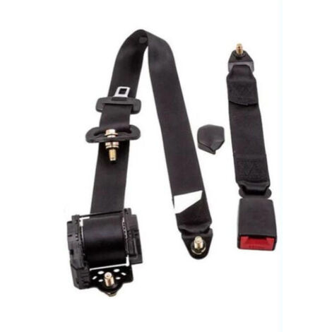UGREAT Cinturón de seguridad retráctil Universal de 3 puntos para asiento de autobús, camión, cinturón de seguridad retráctil automático de tres puntos para conductor de coche