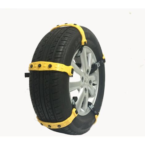 Cinturón para neumáticos, 10 piezas, 185-225 mm, antideslizante, para nieve, universal para coches, camiones y SUV.