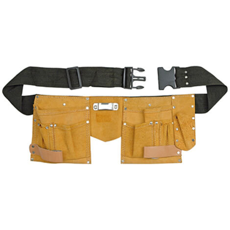 Cinturon piel 10 bolsillos herramientas 79r401 top tools
