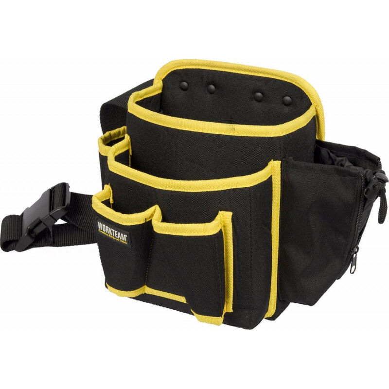 

Cinturón de protección para herramientas tamaño mediano WORKTEAM WFA553 | Negro+Amarillo - U