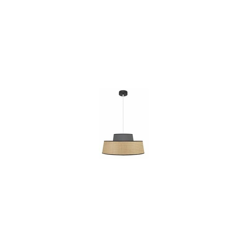 Image of Fabrilamp - Ciondolo Jia 1xe27 Naturale/grigio Regx50x50 cm