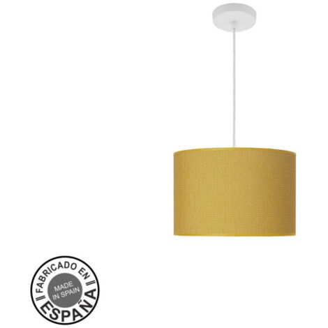 Ciondolo moda 1xe27 bianco/giallo regx30x30 cm