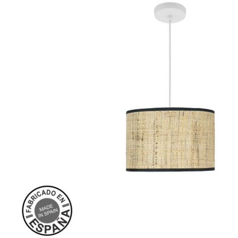 Ciondolo moda 1xe27 bianco/marrone scuro regx30x3