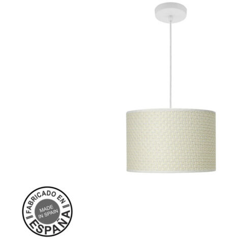 Ciondolo moda 1xe27 bianco/tan white regx30x3