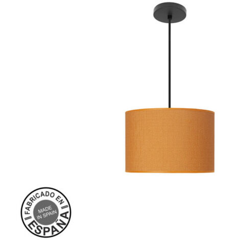 Ciondolo moda 1xe27 nero/arancio regx30x30 cm