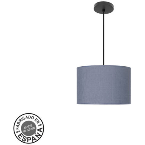 Ciondolo moda 1xe27 nero/blu regx30x30 cm