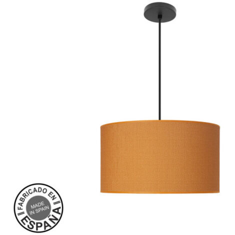 Ciondolo moda 2xe27 nero/arancio regx40x40 cm c/diffusore