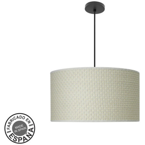 Ciondolo moda 3xe27 nero/tan bianco regx50x50 con diffusore