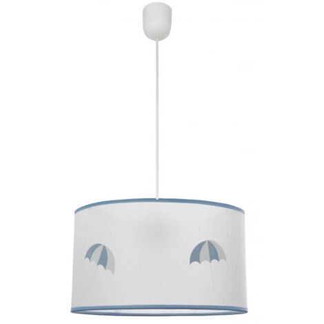 Ciondolo pioggia 1xe27 azzurro regx30d