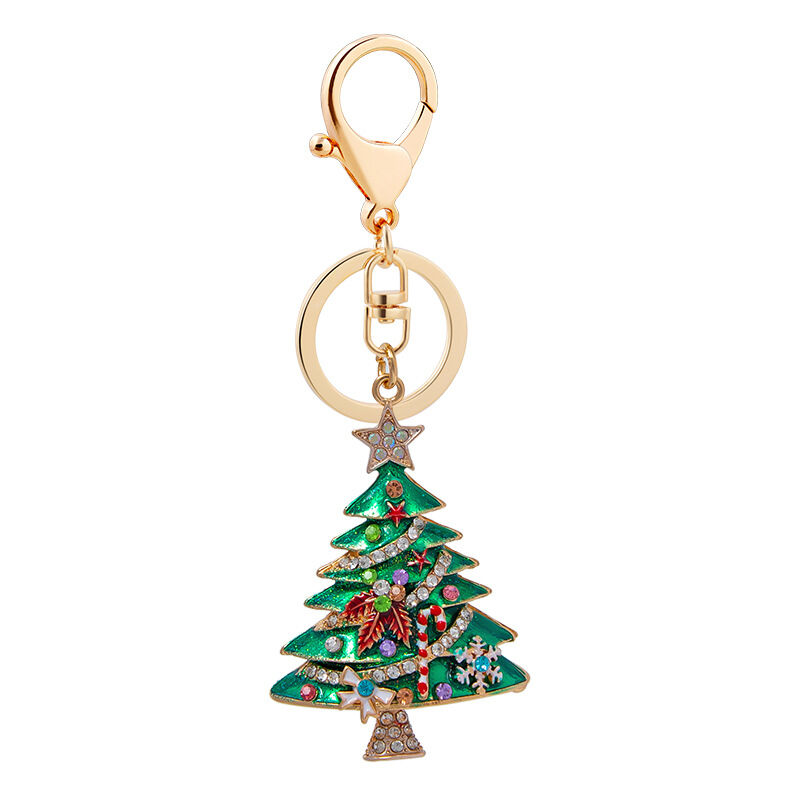 Ilovemilan - Ciondolo portachiavi albero di Natale...