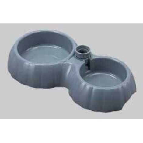 CIOTOLA DOPPIA CON DISTRIBUTORE ACQUA IDEAL STAR cm 31,5x18x6,6h - IDEAL STAR
