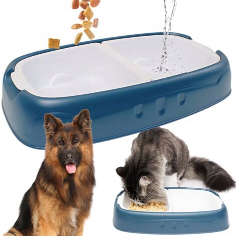ciotola doppia per cane 2 blu (40)
