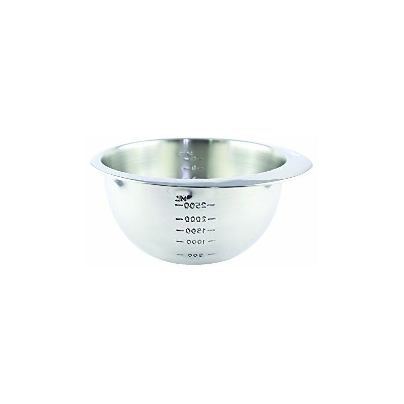 Acciaio Mixing Bowl Graduata 2500 ml