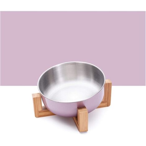 Ciotola in acciaio inox Ciotola in acciaio inox Ciotola in acciaio inox per cibo per cani con utensili antiscivolo inclinati di 15 gradi