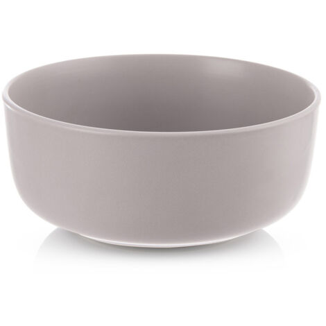 Ciotola in ceramica grigia, ciotola per insalata, ciotola scandinava, 16 cm, 830 ml
