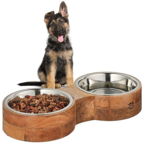 Ciotola per cani con 2 ciotole