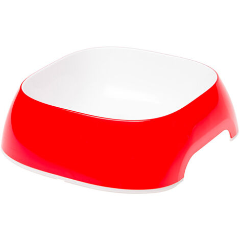 ciotola per cani ferplast "glam small" rosso