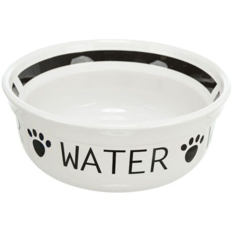 Ciotola per cani Trixie Bianco Nero Ø 13 cm 250 ml