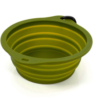 Ciotola Pieghevole per Animali Domestici Gloria Verde Silicone Alluminio 550 ml