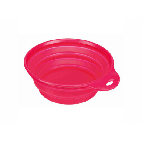 Ciotola Pieghevole per Animali Domestici Trixie Travel Silicone 1 L Verde