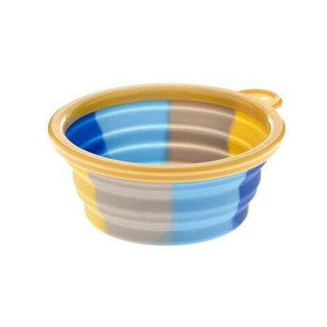 CIOTOLA RAINBOW SILICONE MEDIUM 750 ML GIALLA 16X6.5CM