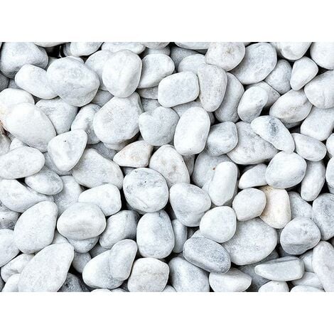 Sassi decorativi in plastica riciclata re-pebbles ciottoli antiusura da  esterno ed interno / Grigio / Pot Pack