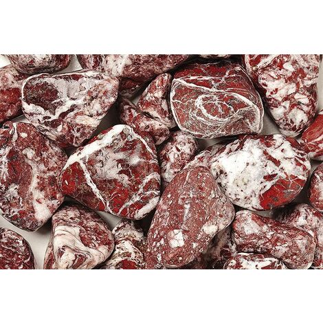 Ciottoli, sassi per giardino, Rouge Royal 40-60 mm (40 sacchi da 25 kg)