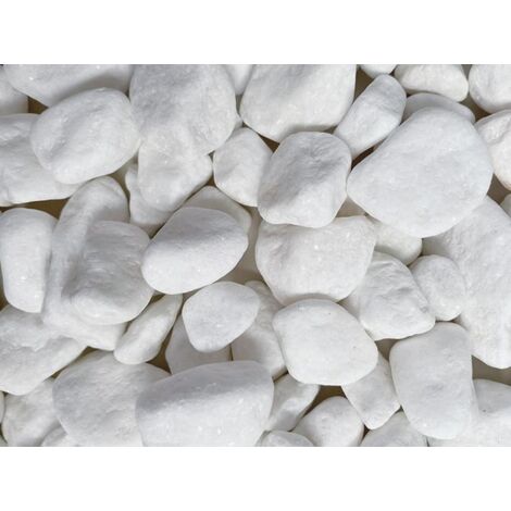Ciottoli, sassi per giardino, Thassos 30-60 mm (40 sacchi da 25 kg)