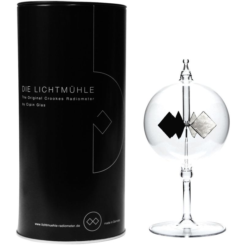 Cipin vetro Black Edition luce mulino a radio